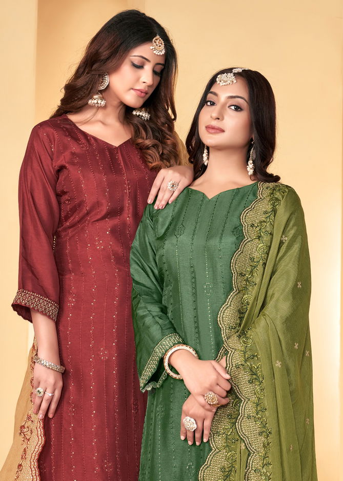 Sahra By Bela Russian Silk Designer Salwar Kameez Wholesale Shop In Surat